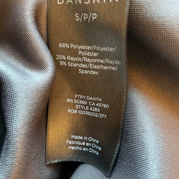 Danskin Taupe Lonsleeve Ribbed Jersey S - Picture 5 of 7